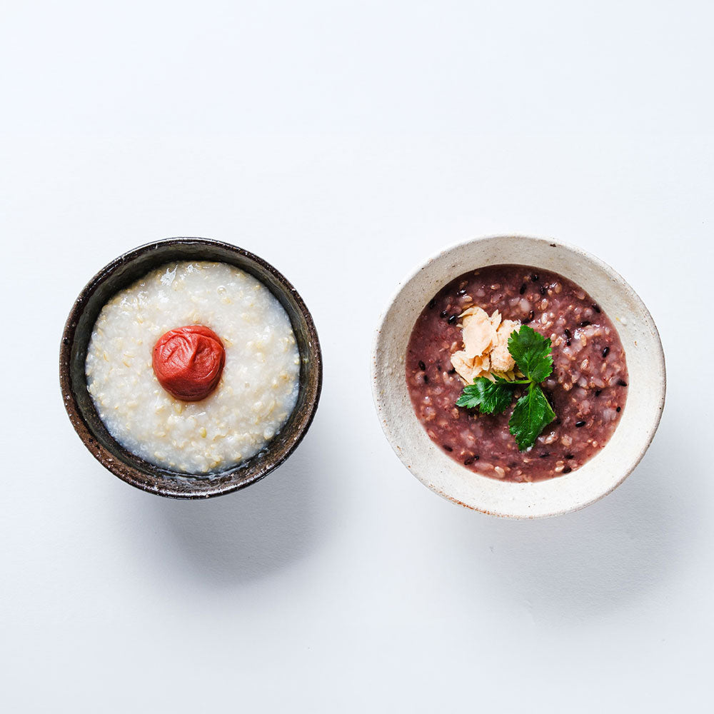 素材の味を活かした玄米粥