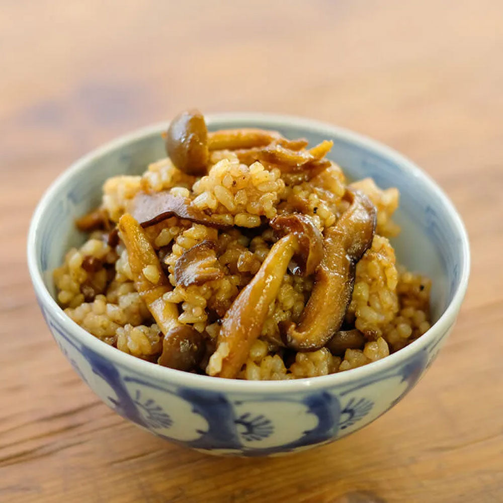 きのこの醤油糀煮混ぜごはん