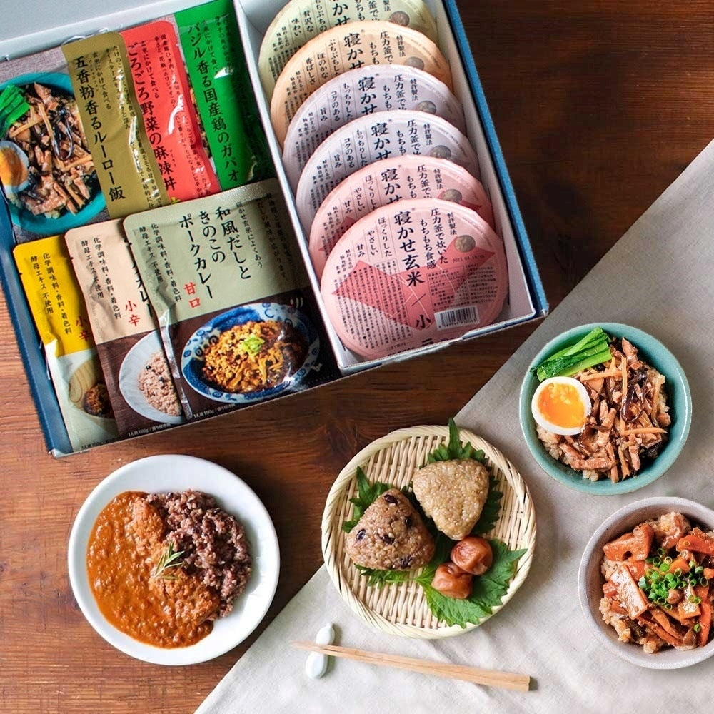 YUWAERUいいものギフト 寝かせ玄米・玄米によく合うカレー・ごちそう