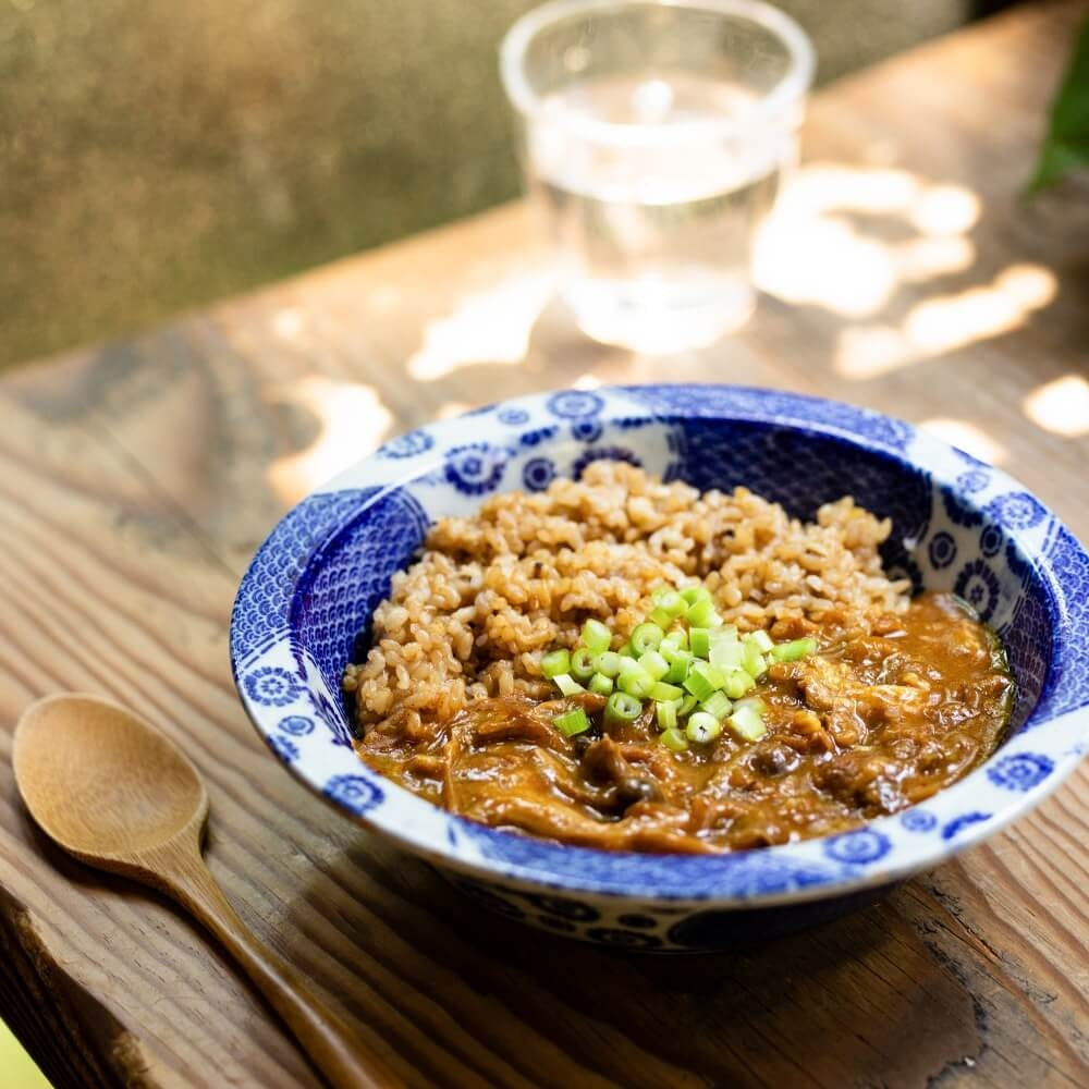 和風だしときのこのポークカレー