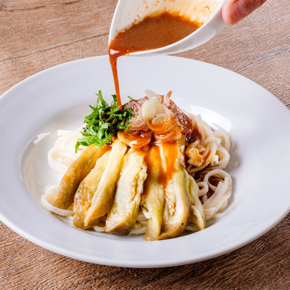 焼きなすのさっぱり冷やし中華