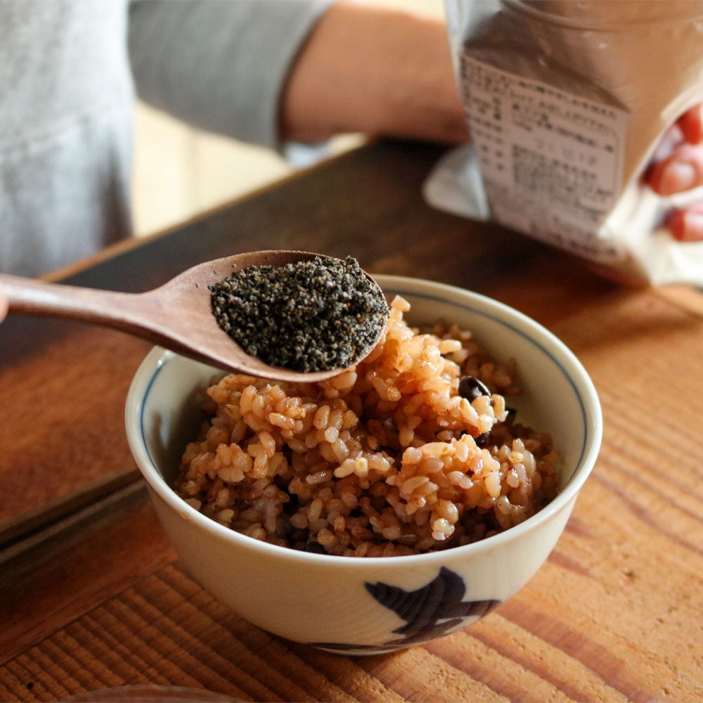 添加物不使用のお供で玄米をもっと美味しく