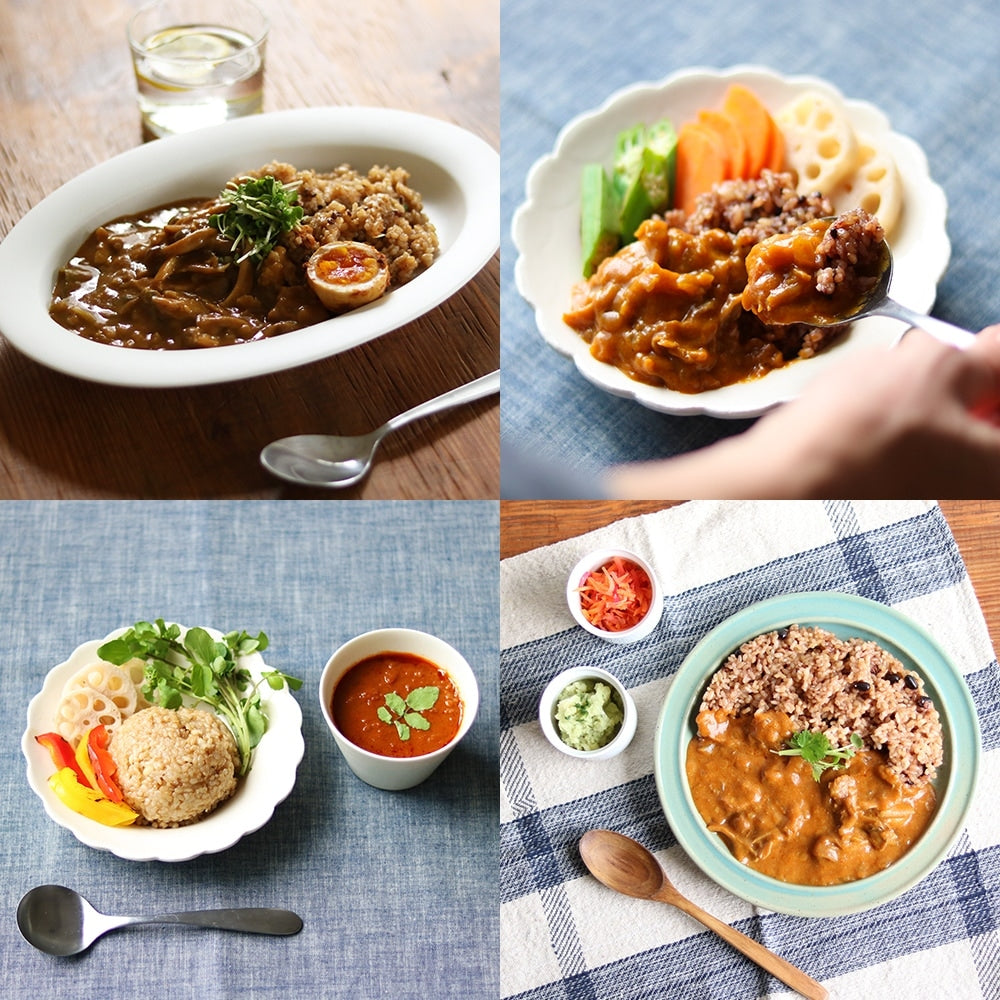 玄米に合うカレーを作りました。